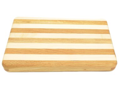 Holz Schneidebrett aus zwei Sorten